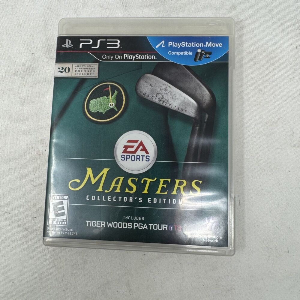 EA Sports Tiger Woods PGA Tour 13 The Masters Collector's Edition Sony PS3 Game